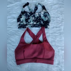 Lot of 2 Sweaty Betty Sports Bra Top  XS Yoga Workout